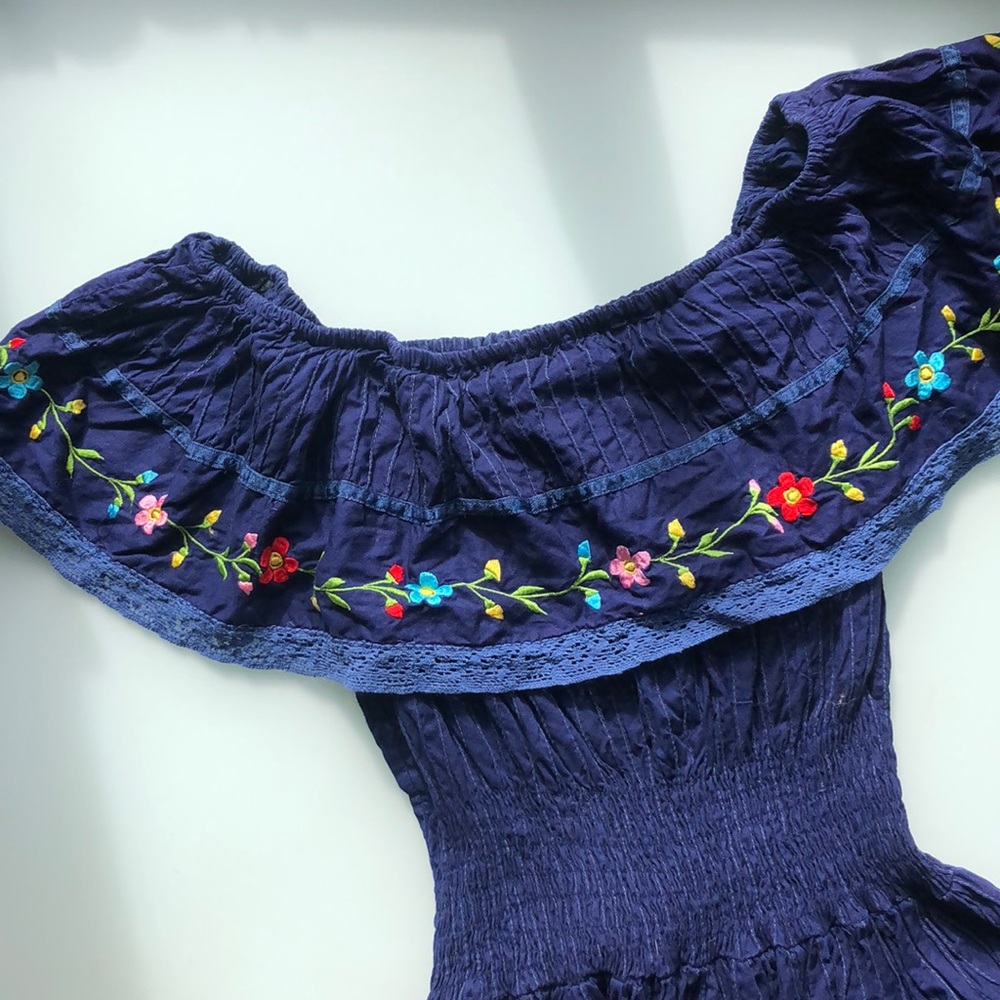 Vintage embroidered dress